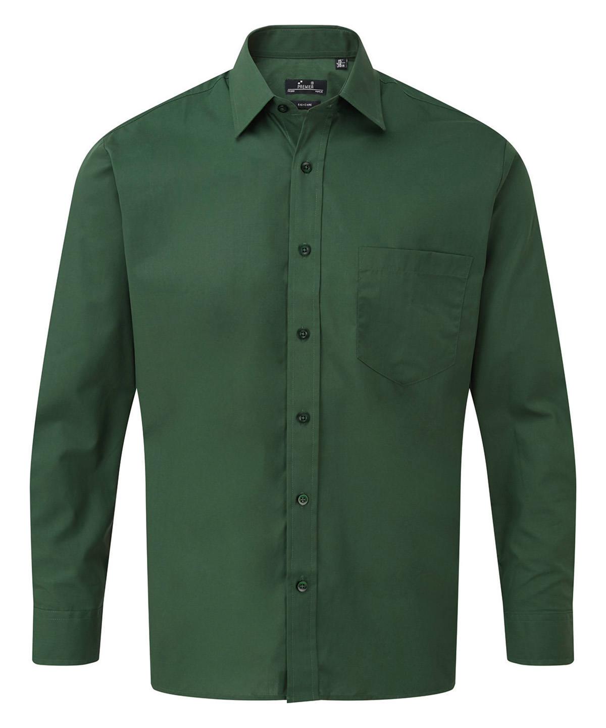 Premier Long Sleeve Poplin Shirt - Bottle