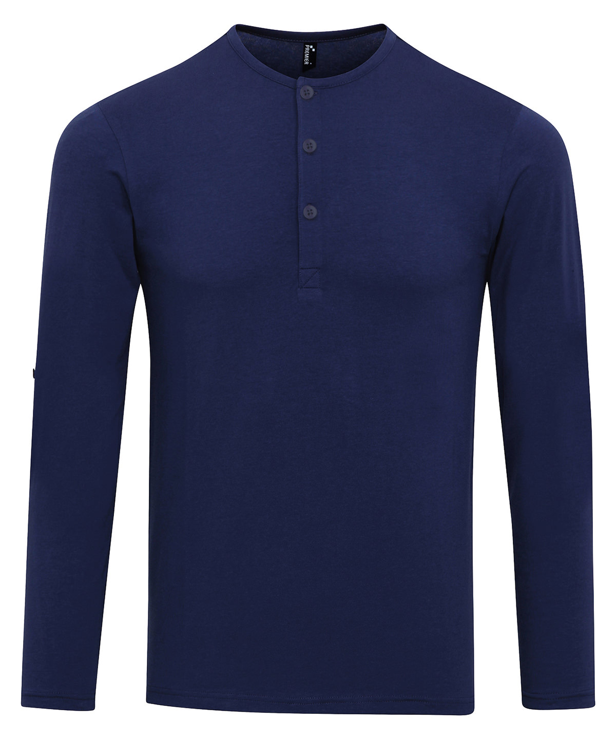 Premier Long John Roll Sleeve T-Shirt - Indigo