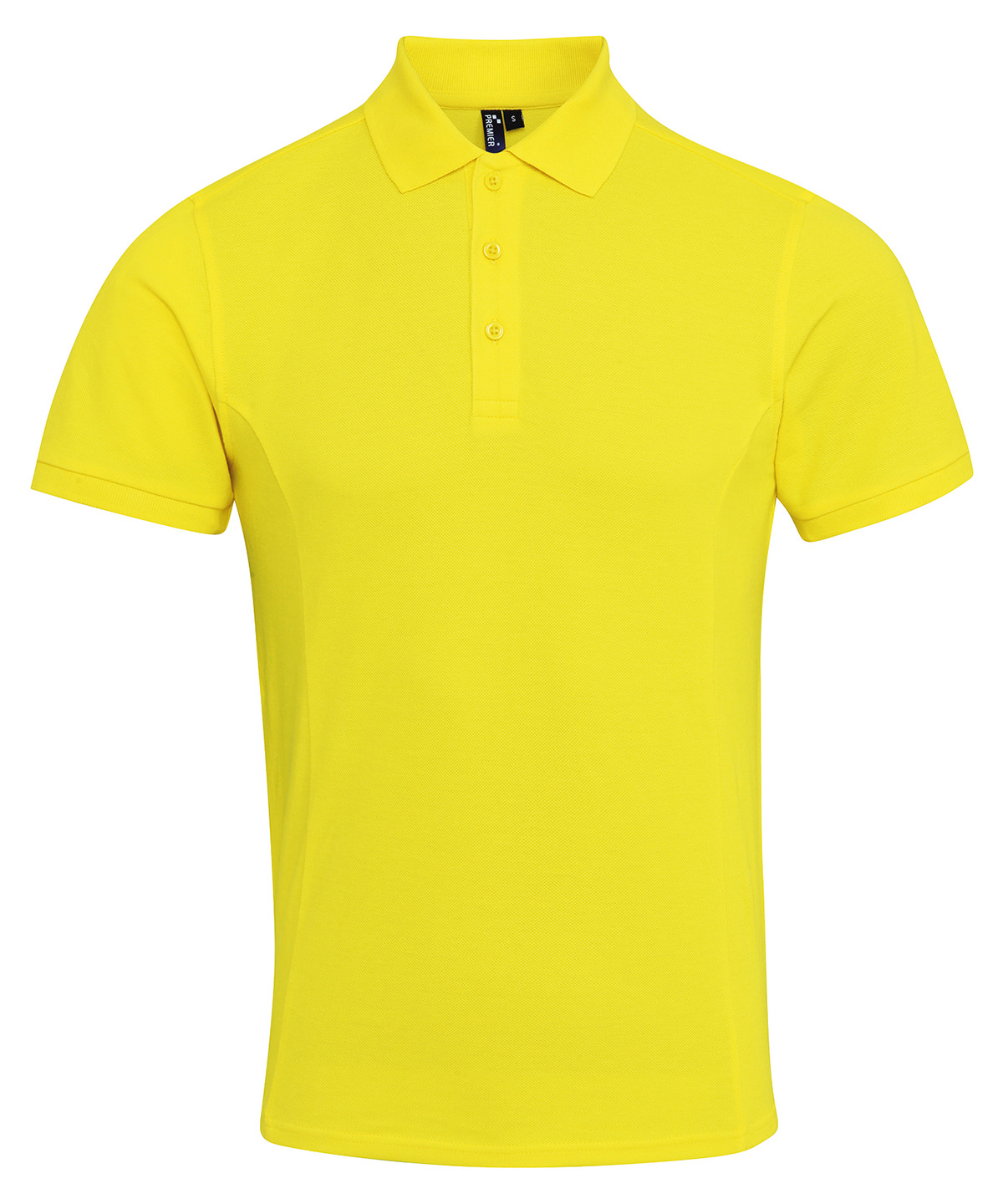 Premier Coolchecker® Plus Piqué Polo Shirt - Yellow