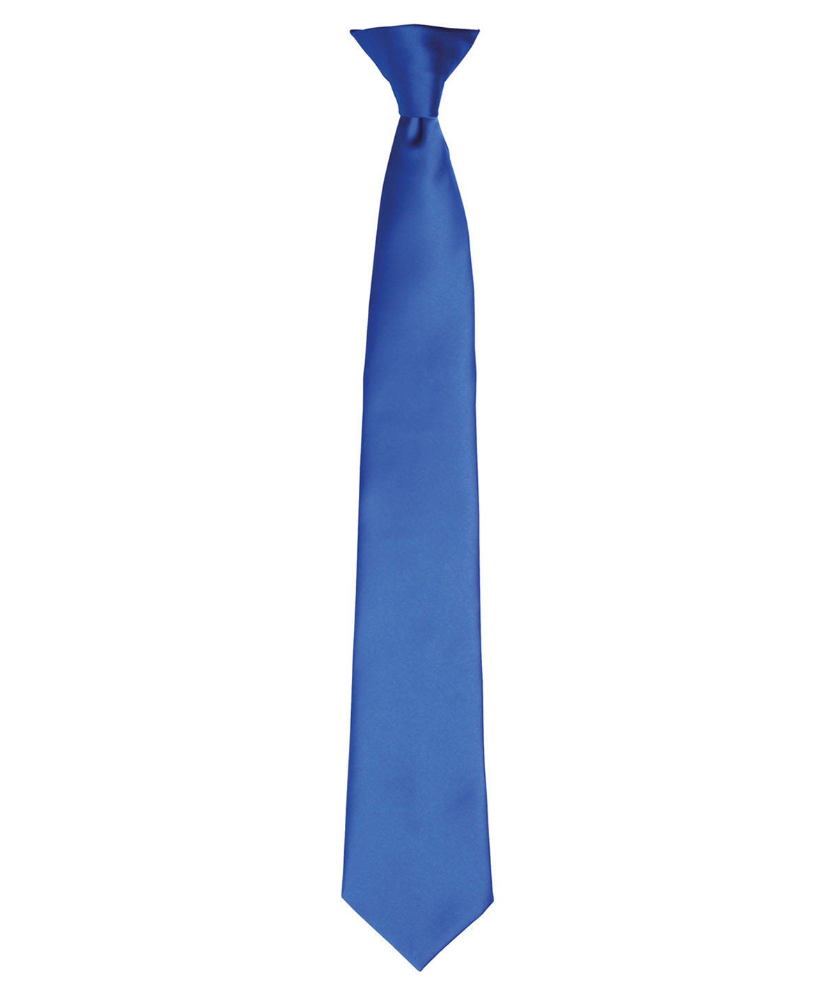 Premier 'Colours' Satin Clip Tie - Royal