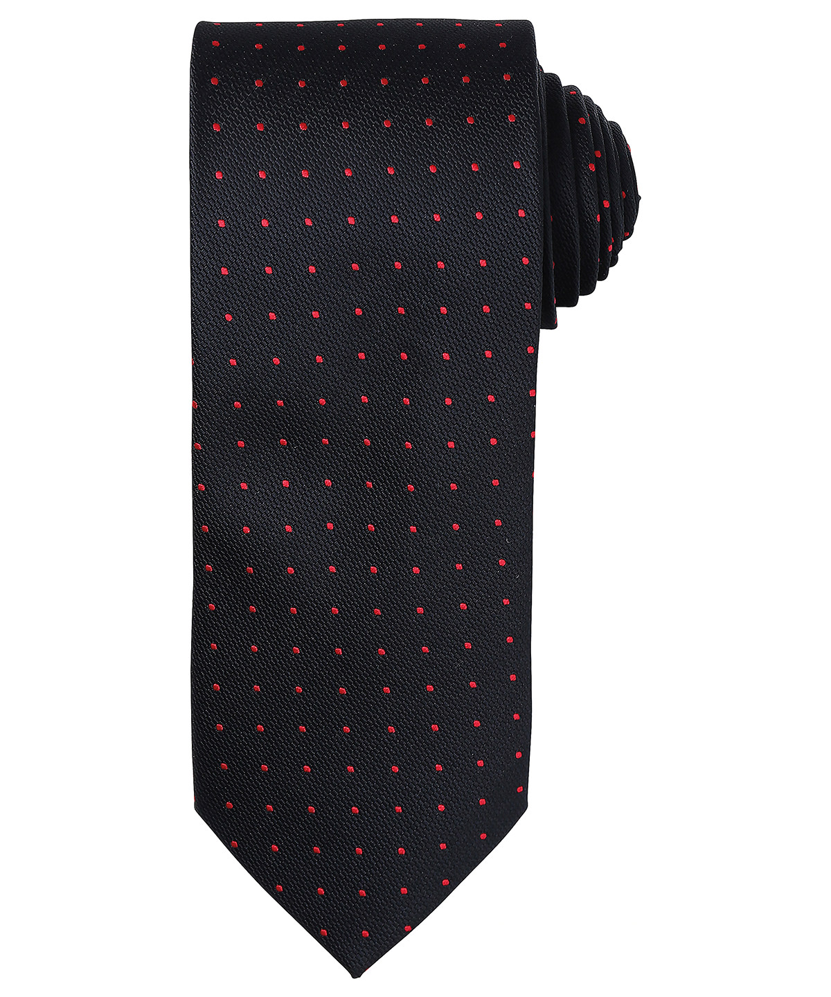 Micro dot tie - Black/Red