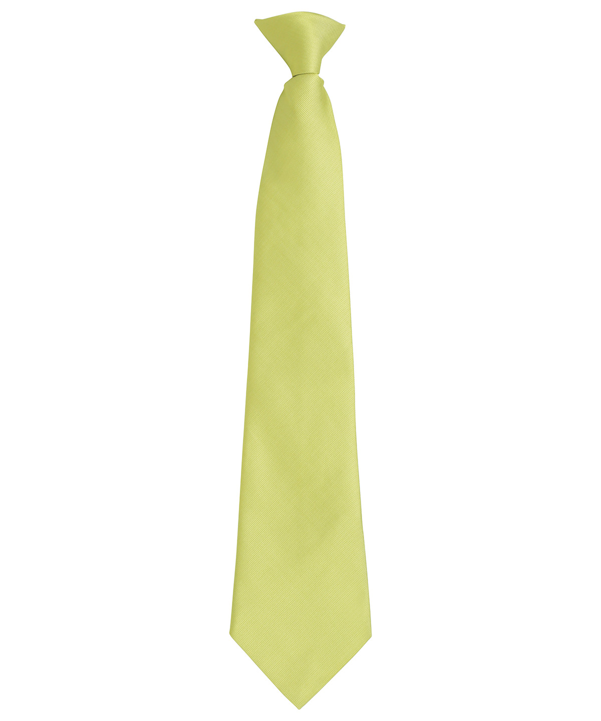 Premier 'Colours' Fashion Clip Tie - Lime