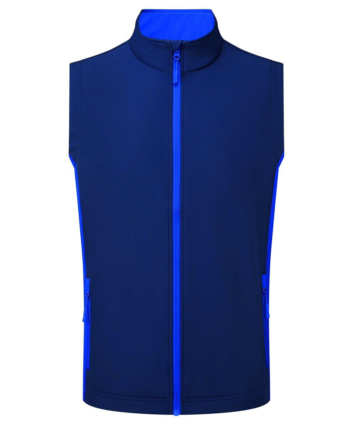 Premier Windchecker® Recycled Printable Soft Shell Gilet - Navy/Royal