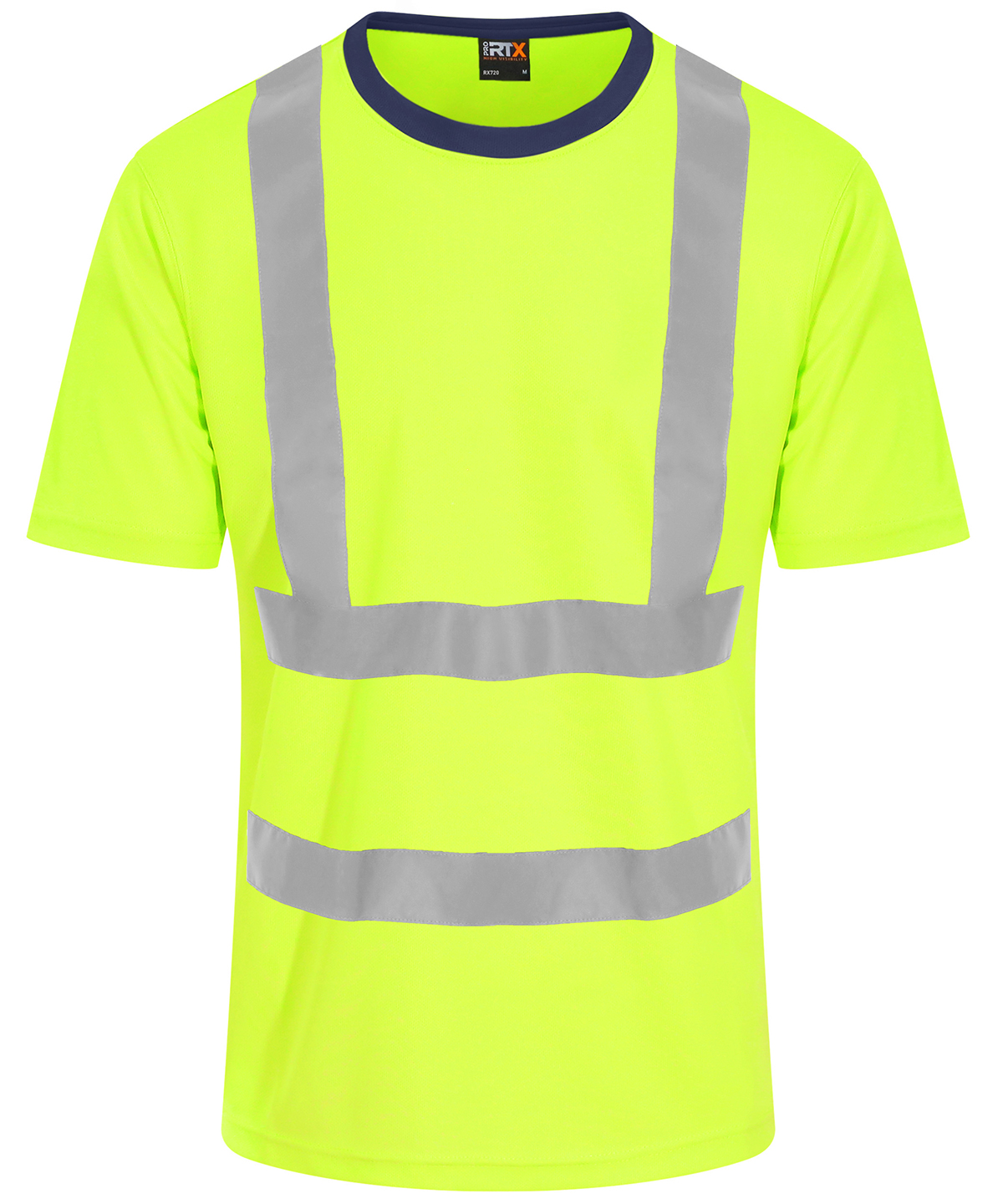Pro RTX High Visibility T-Shirt - HV Yellow/Navy