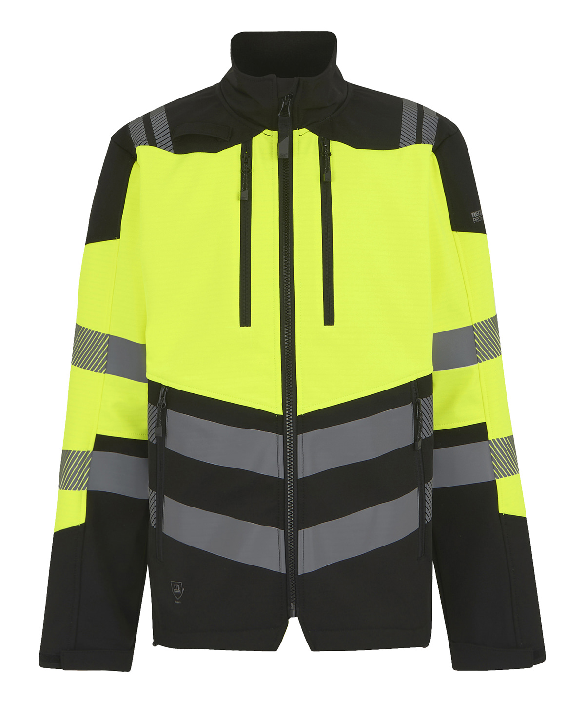Hi-Vis X-Pro 3-layer softshell jacket (Class 2) - Black/Yellow