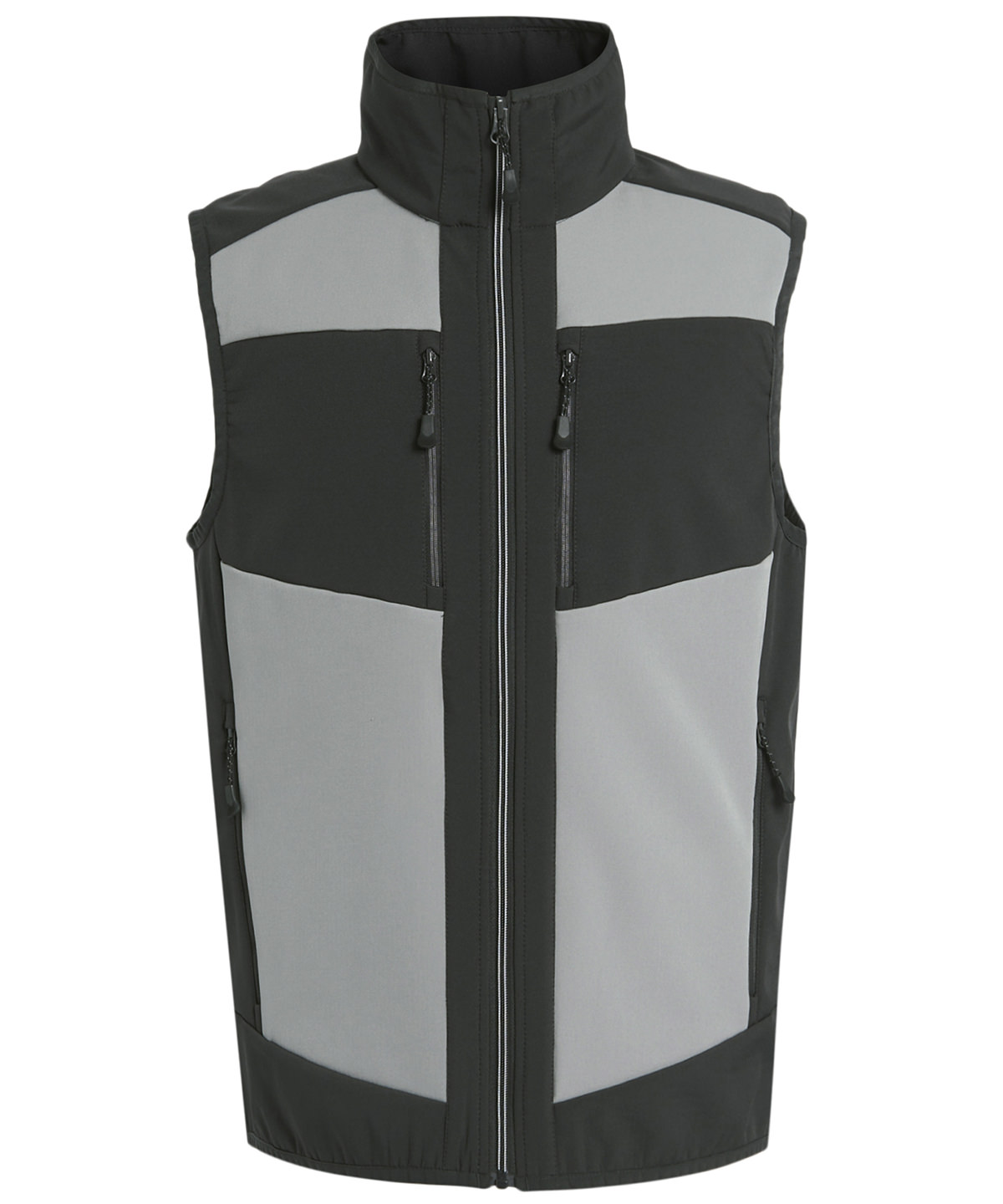 E-Volve unisex 2-layer softshell bodywarmer - Mineral Grey/Ash