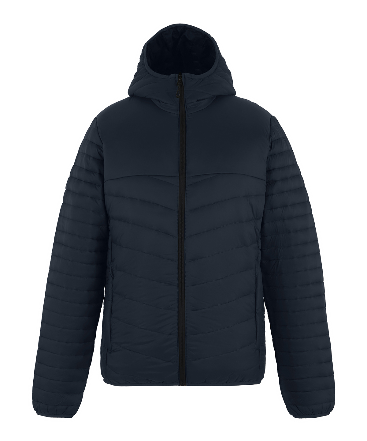 Loftlite hooded baffle jacket - Navy/Black