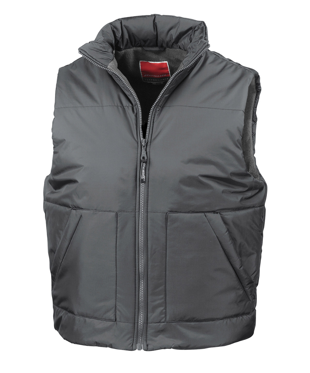Fleece-lined bodywarmer - Dark Grey