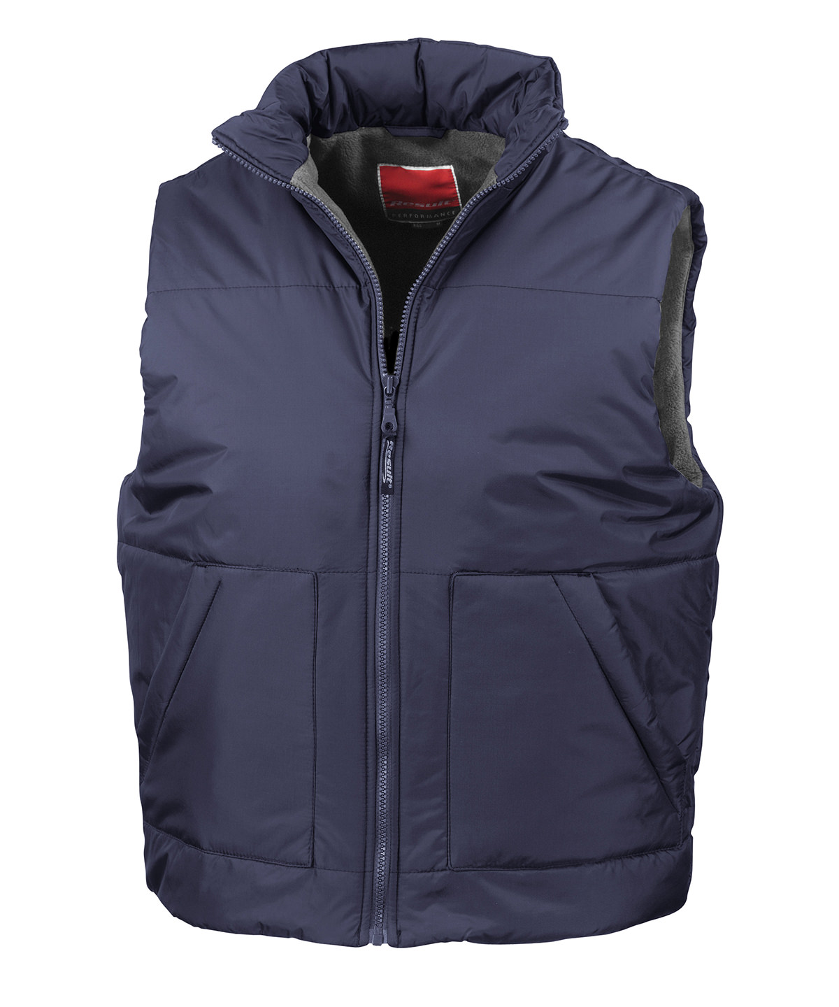 Fleece-lined bodywarmer - Navy