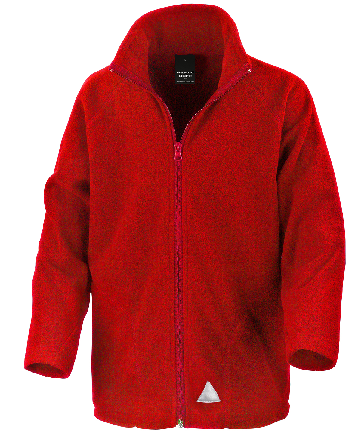 Core junior microfleece jacket - Red