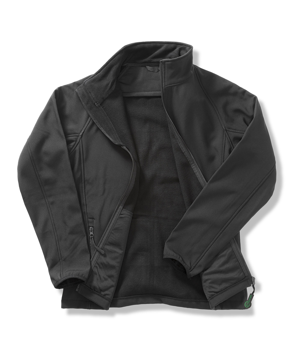 Womens printable softshell with recycled fleece inner