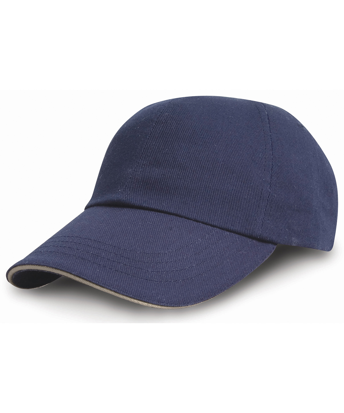 Result Heavy Cotton Drill Pro-Style Cap - Navy/Putty