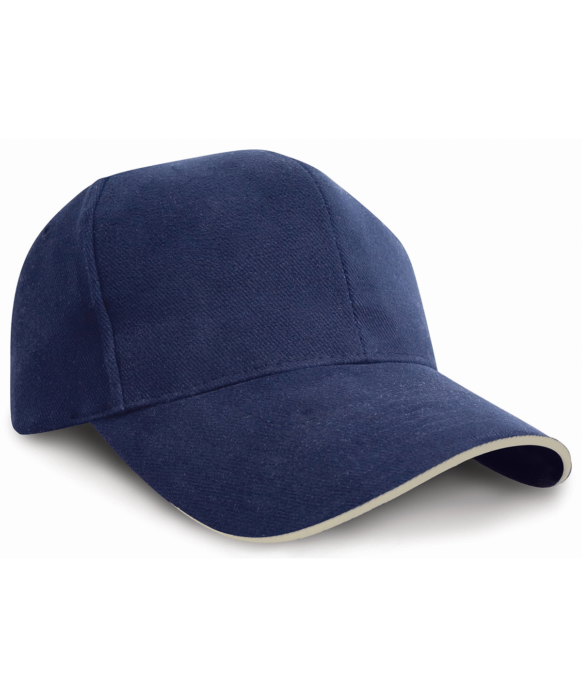 Result Pro-Style Heavy Brushed Cotton Cap - Navy/Natural