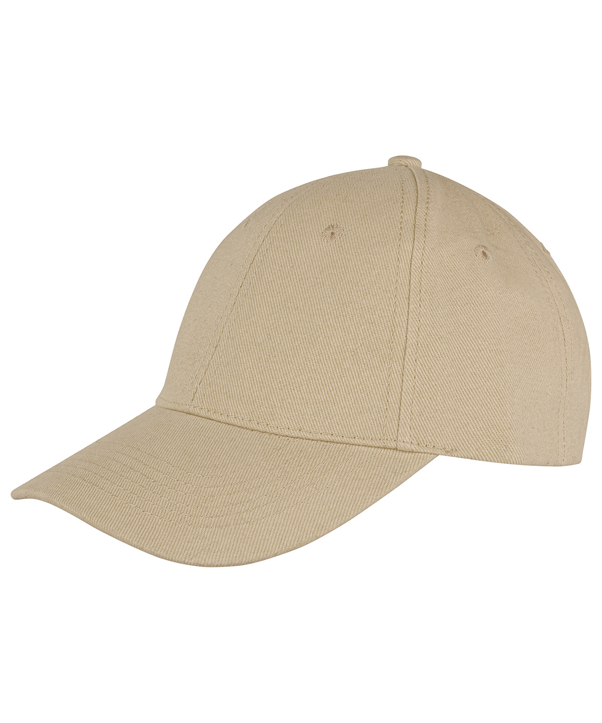 Memphis 6-panel brushed cotton low profile cap - Khaki