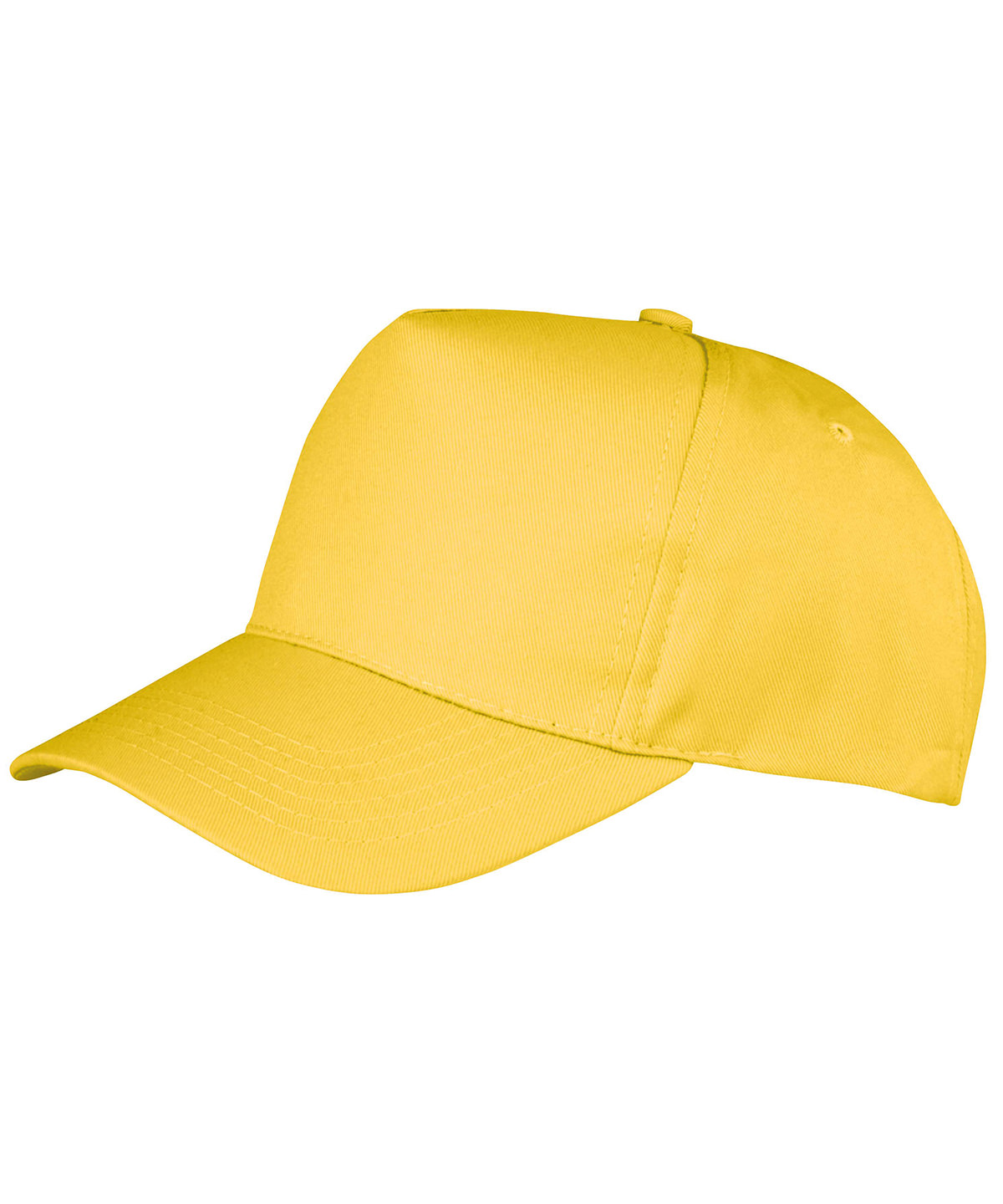 Boston 5-panel polycotton printer's cap - Yellow