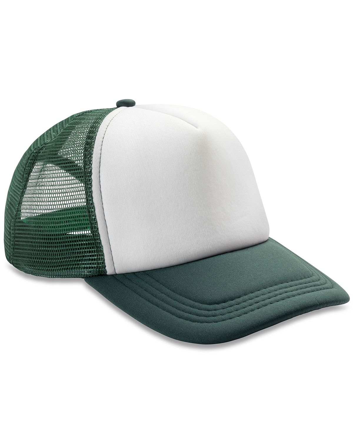 Core Detroit ½ mesh truckers cap - Bottle/White