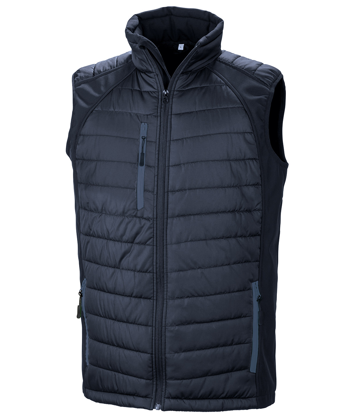 Compass padded softshell gilet - Navy/Navy