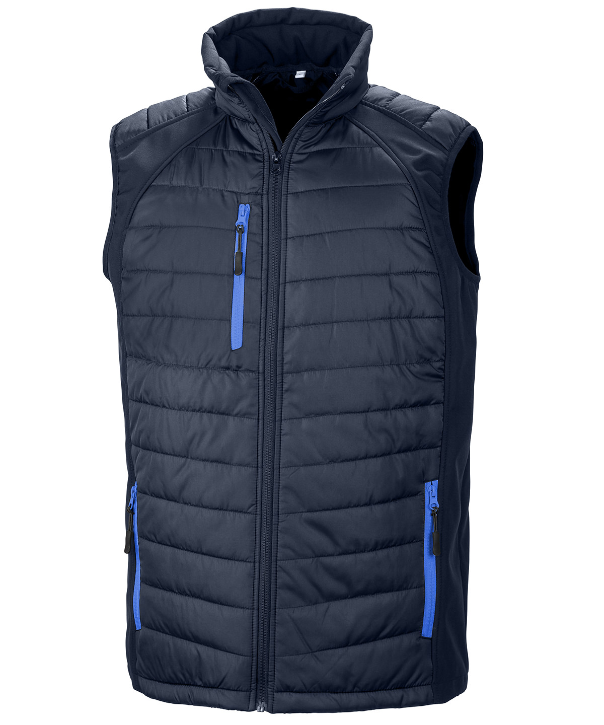 Compass padded softshell gilet - Navy/Royal