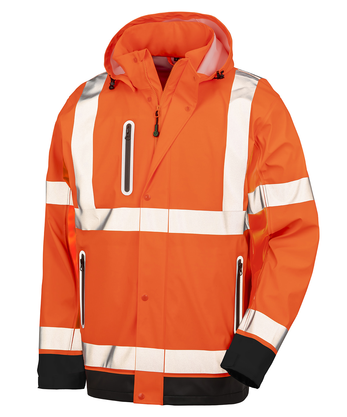 Heavy-duty prism PU safe and dry jacket with recycled backing