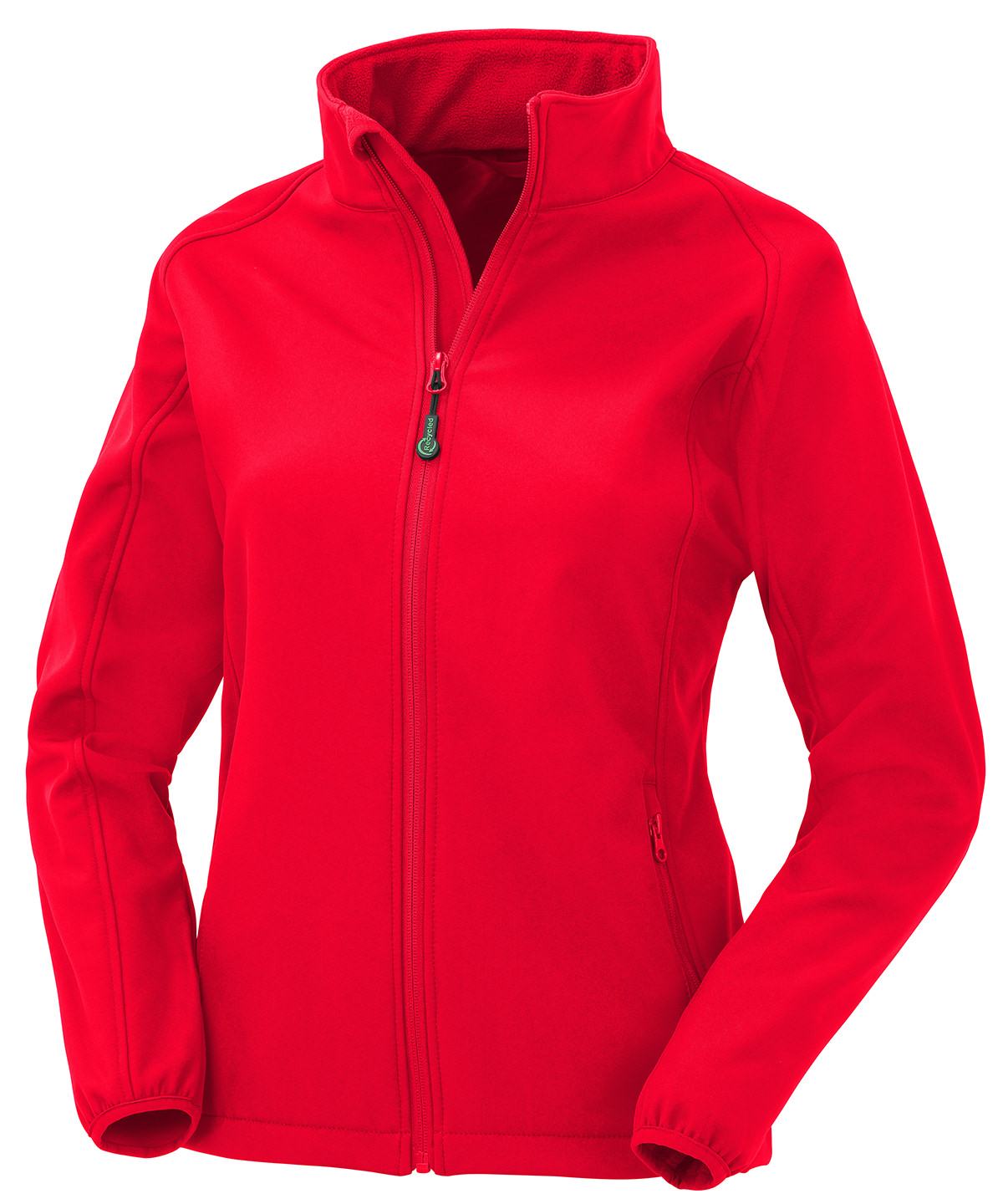 Women's recycled 2-layer printable softshell jacket - Red