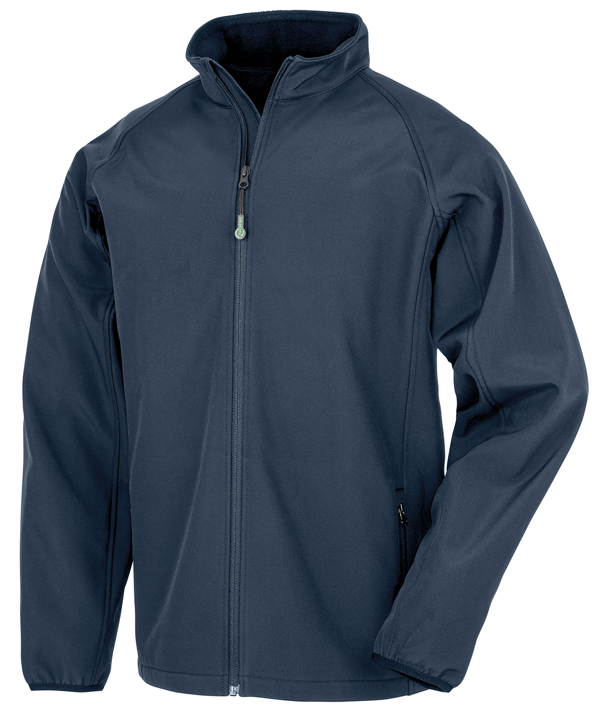 Men's recycled 2-layer printable softshell jacket - Navy