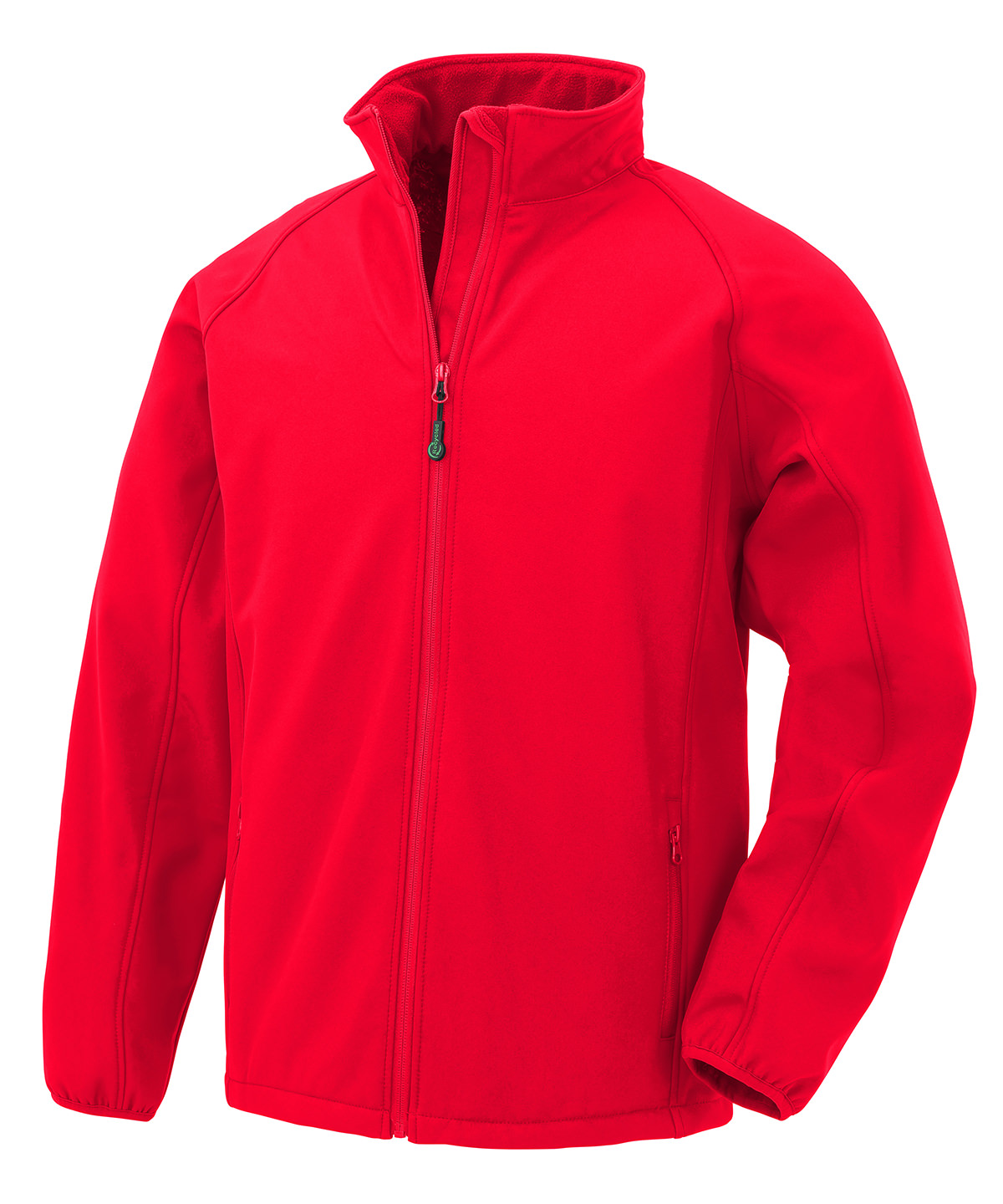 Men's recycled 2-layer printable softshell jacket - Red