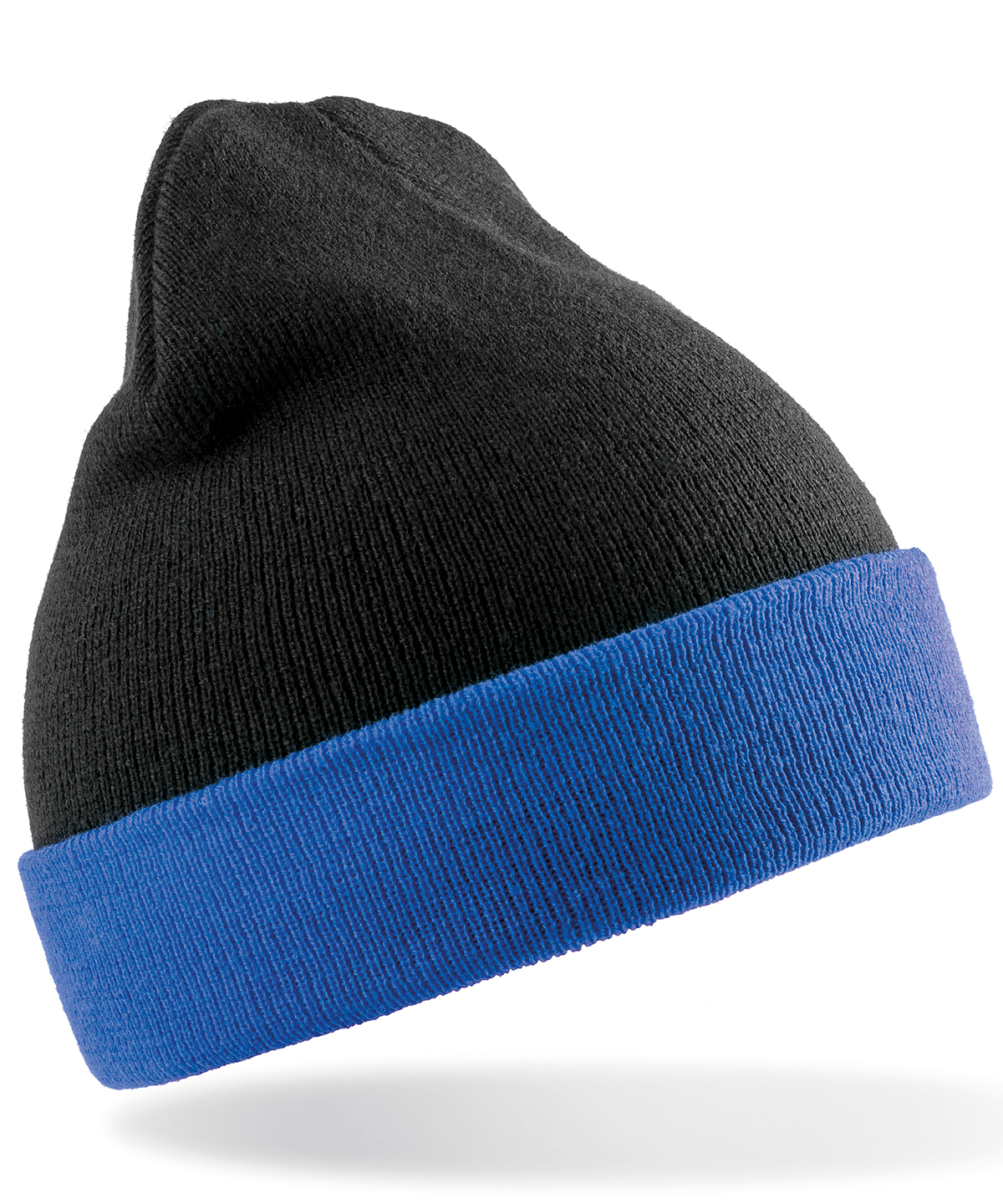 Result Recycled Compass Beanie - Black/Royal