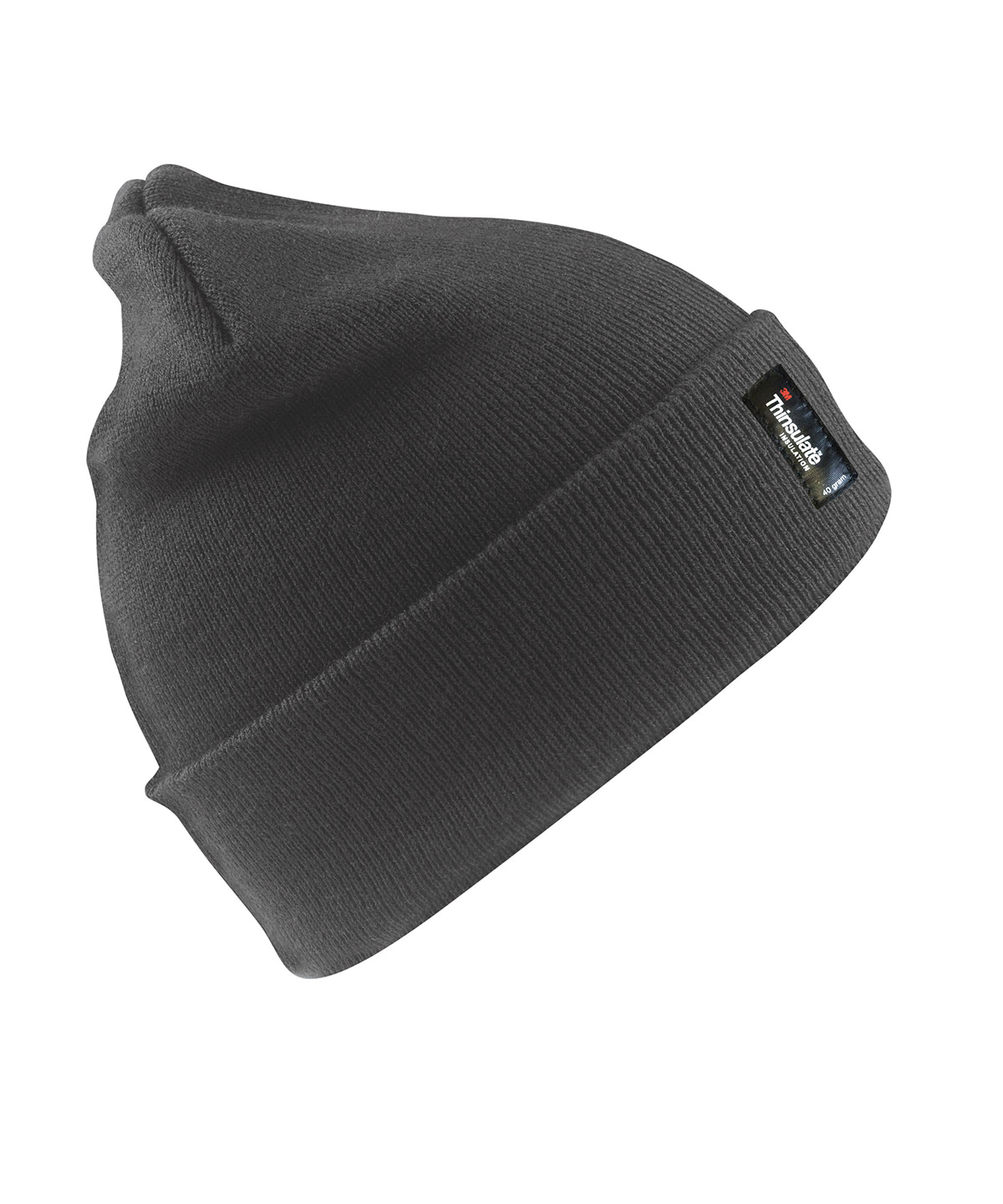 Result Woolly Ski Hat with Thinsulate™ Insulation - Charcoal Grey