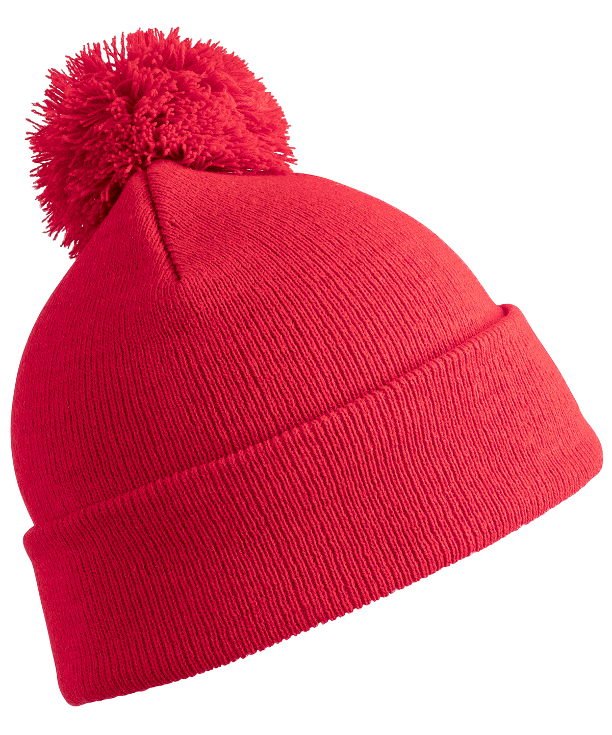 Junior pom pom beanie - Red