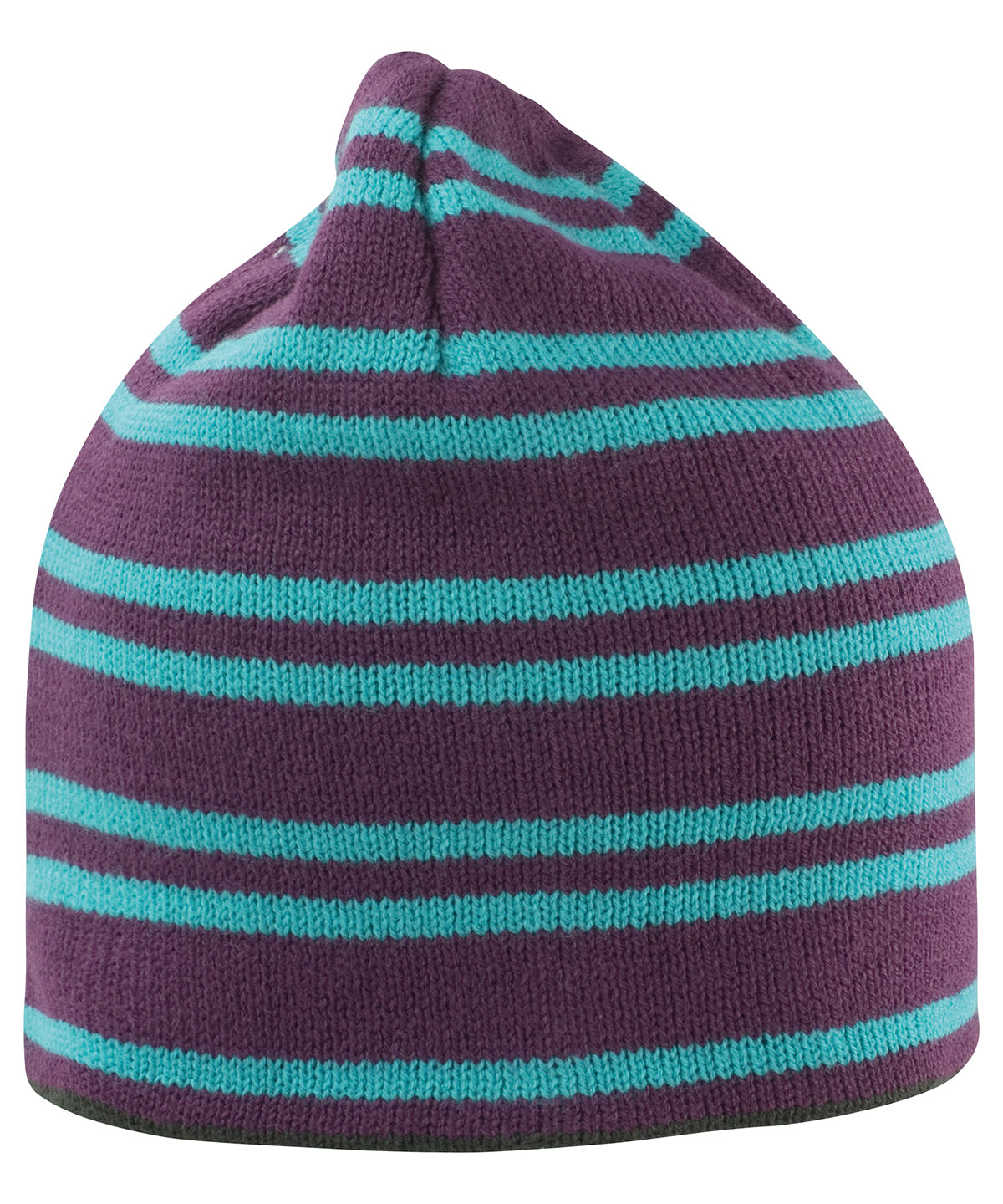 Result Team Reversible Beanie - Plum/Turquoise/Grey