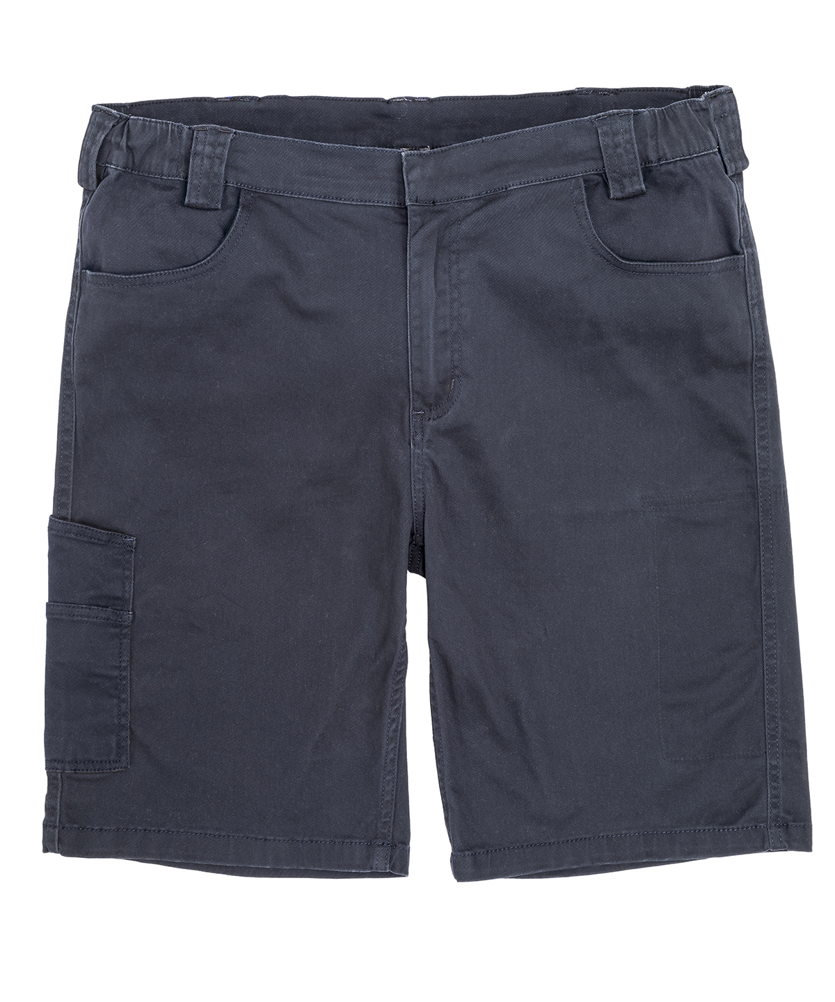 Super-stretch slim chino shorts - Navy