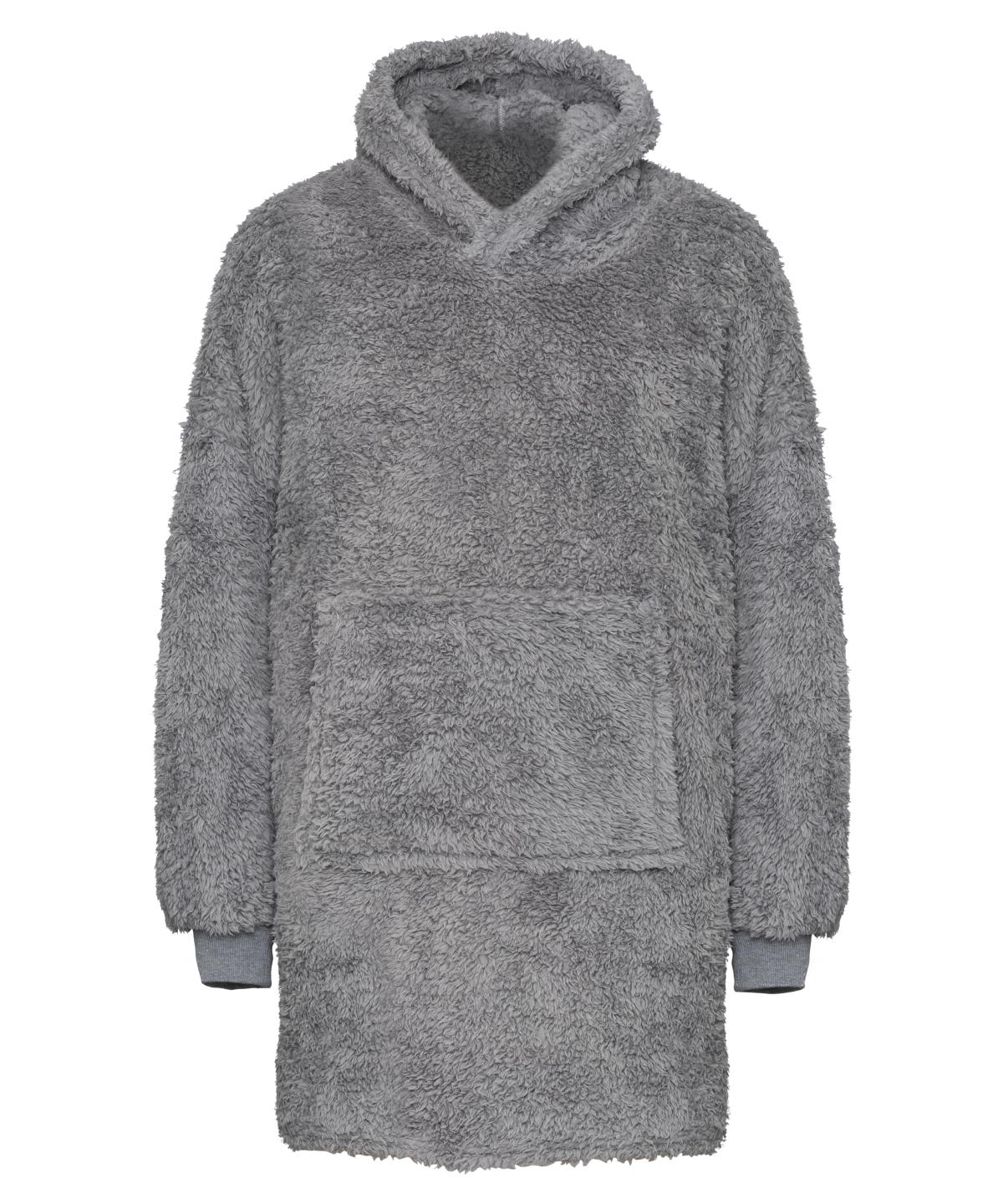 The Ribbon teddy bear fabric hoodie - Grey