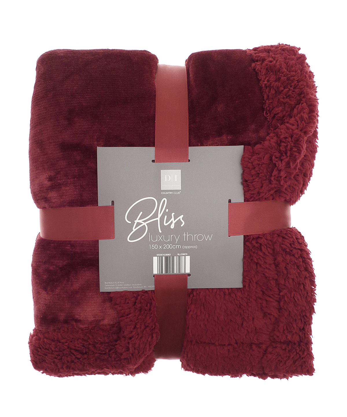 Sherpa winter throw - Red