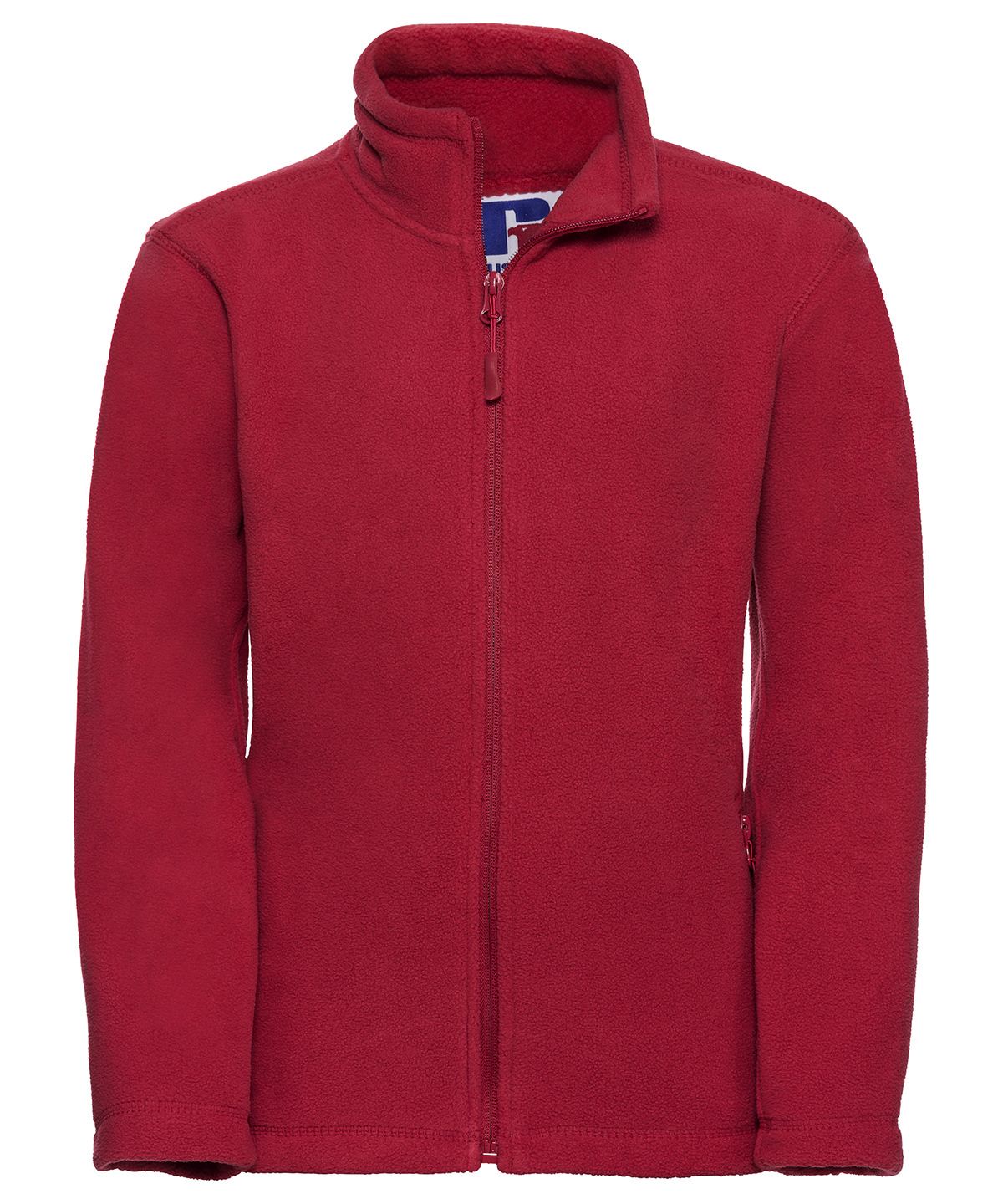 Kids full-zip outdoor fleece - Classic Red