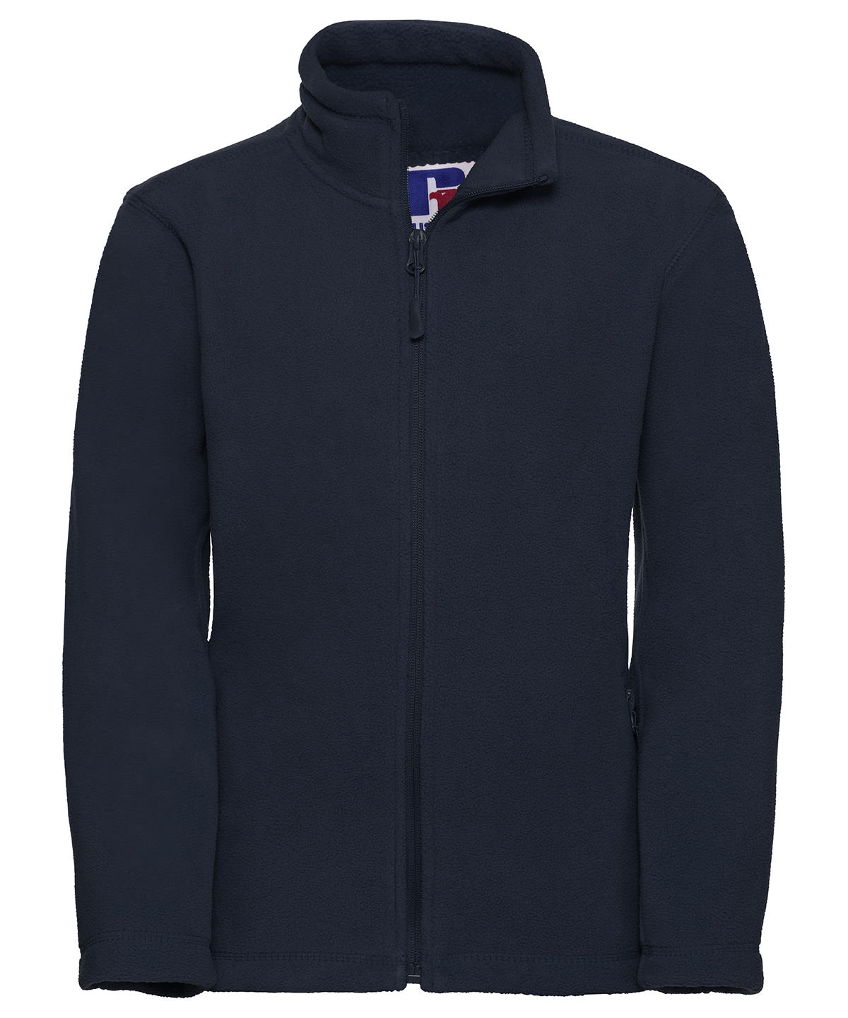 Kids full-zip outdoor fleece - French Navy