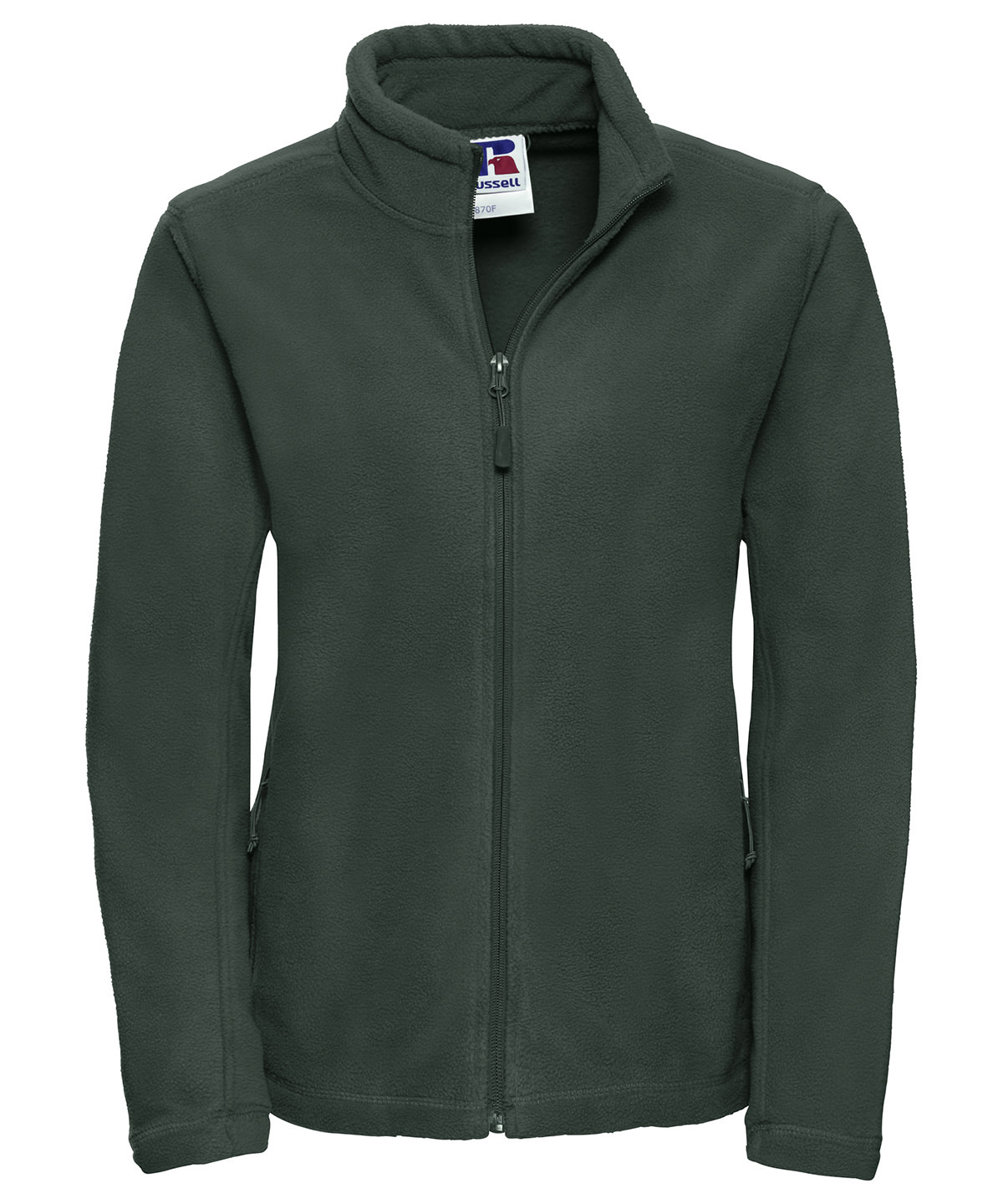 Women's full-zip outdoor fleece - Bottle Green