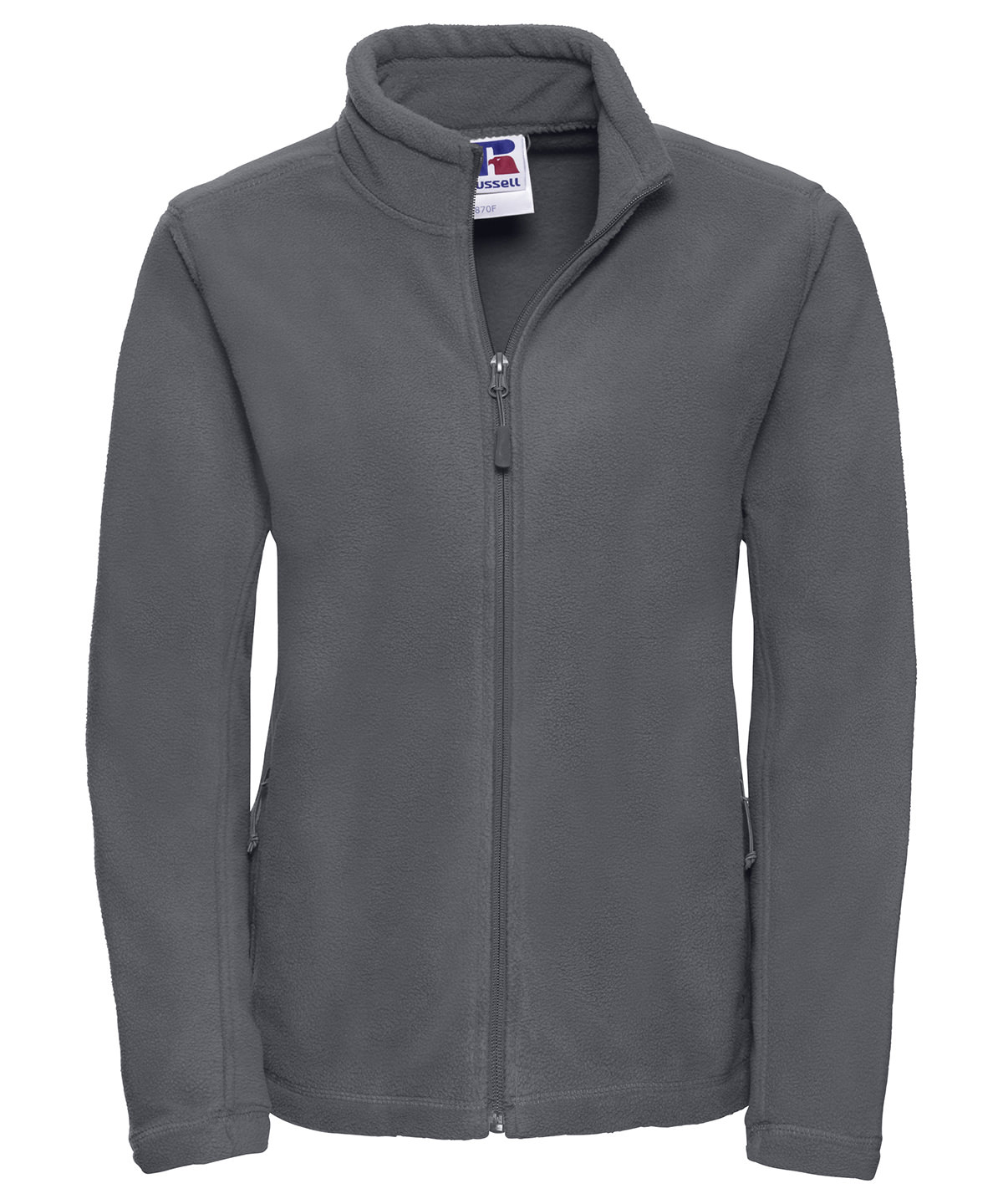 Women's full-zip outdoor fleece - Convoy Grey