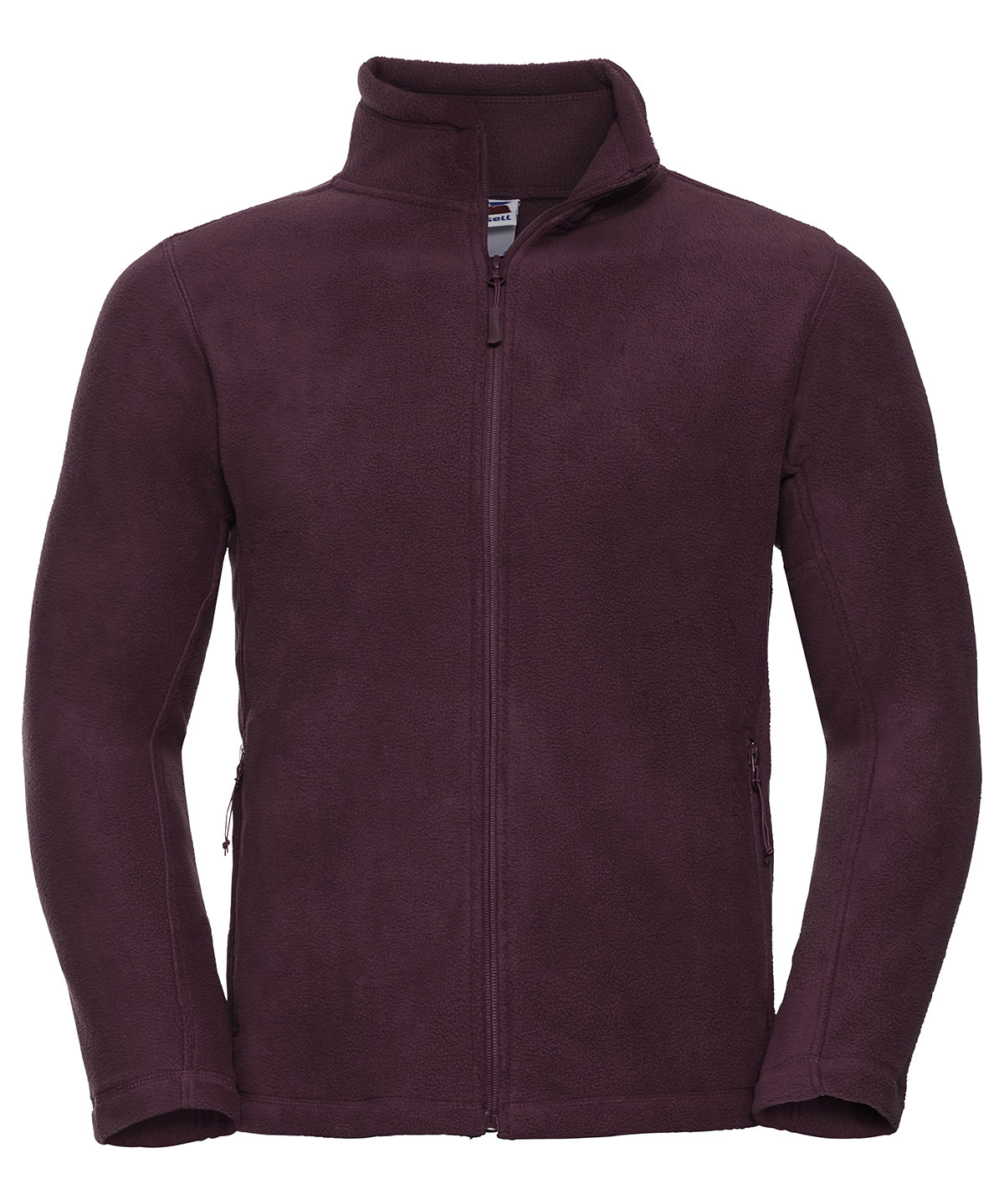 Full-zip outdoor fleece - Burgundy