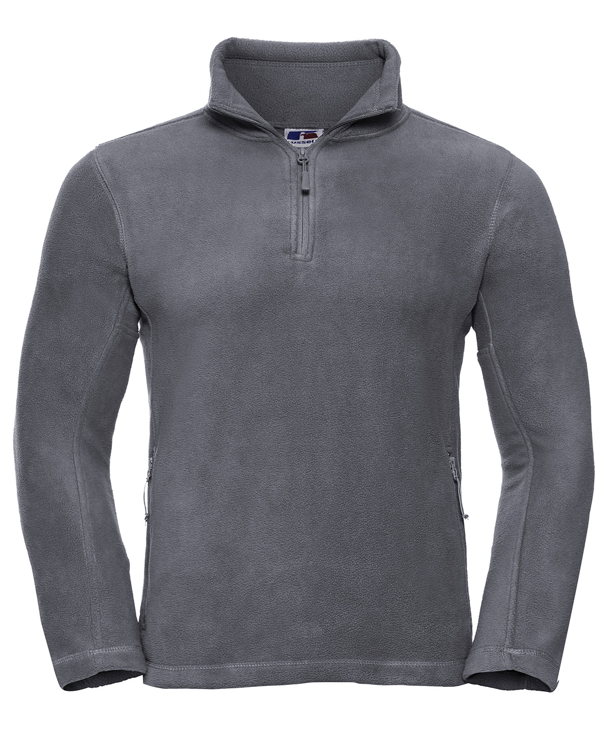 ¼-zip outdoor fleece - Convoy Grey