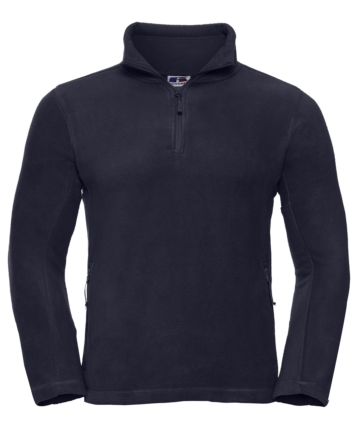 ¼-zip outdoor fleece - French Navy