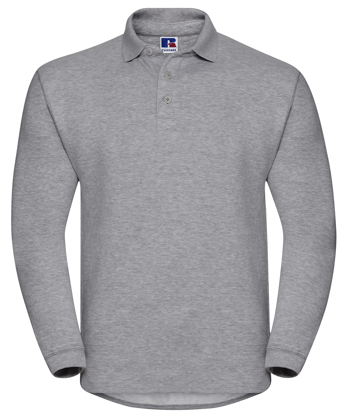 Heavy-duty collar sweatshirt - Light Oxford