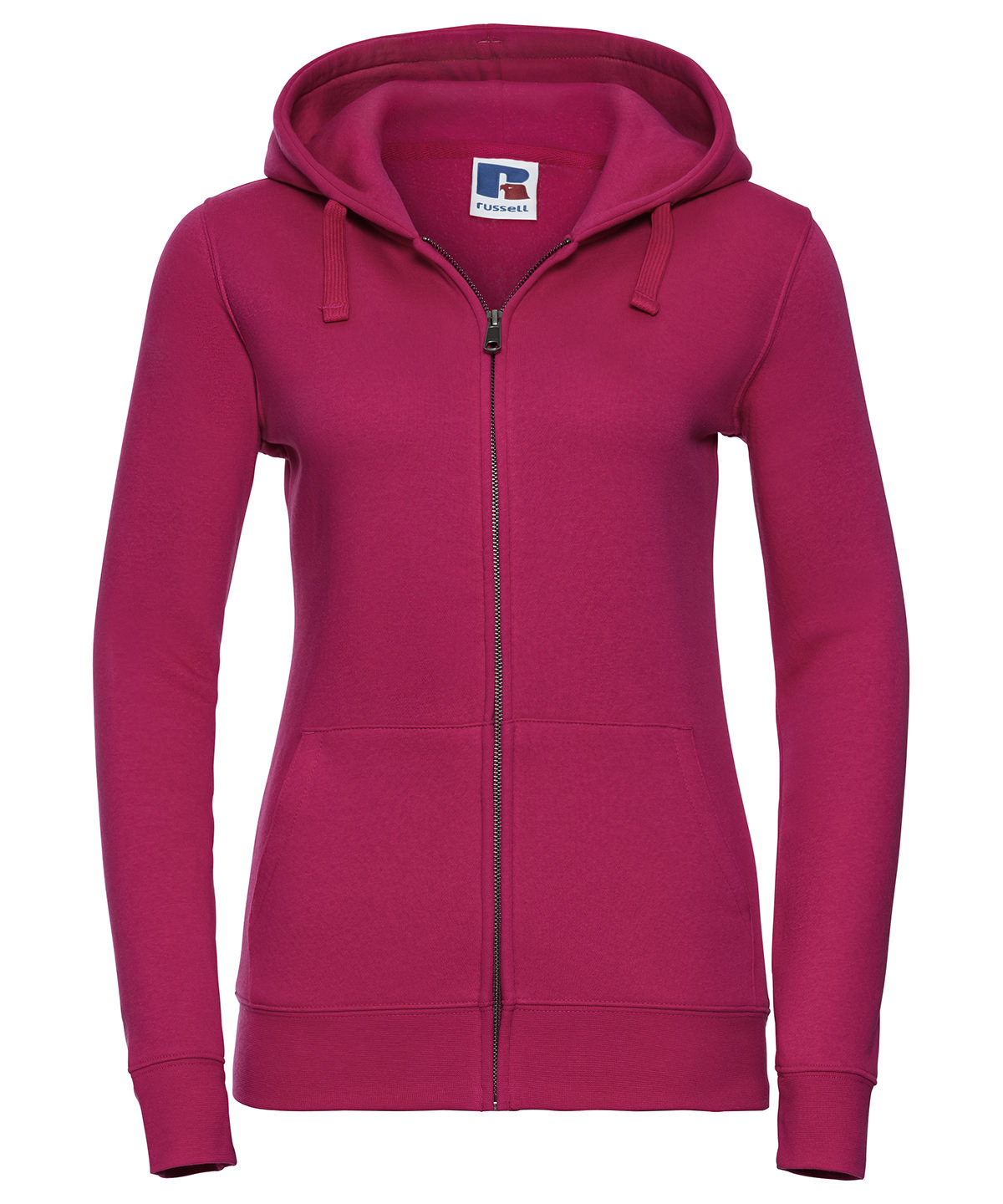 Women's authentic zipped hooded sweatshirt - Fuchsia