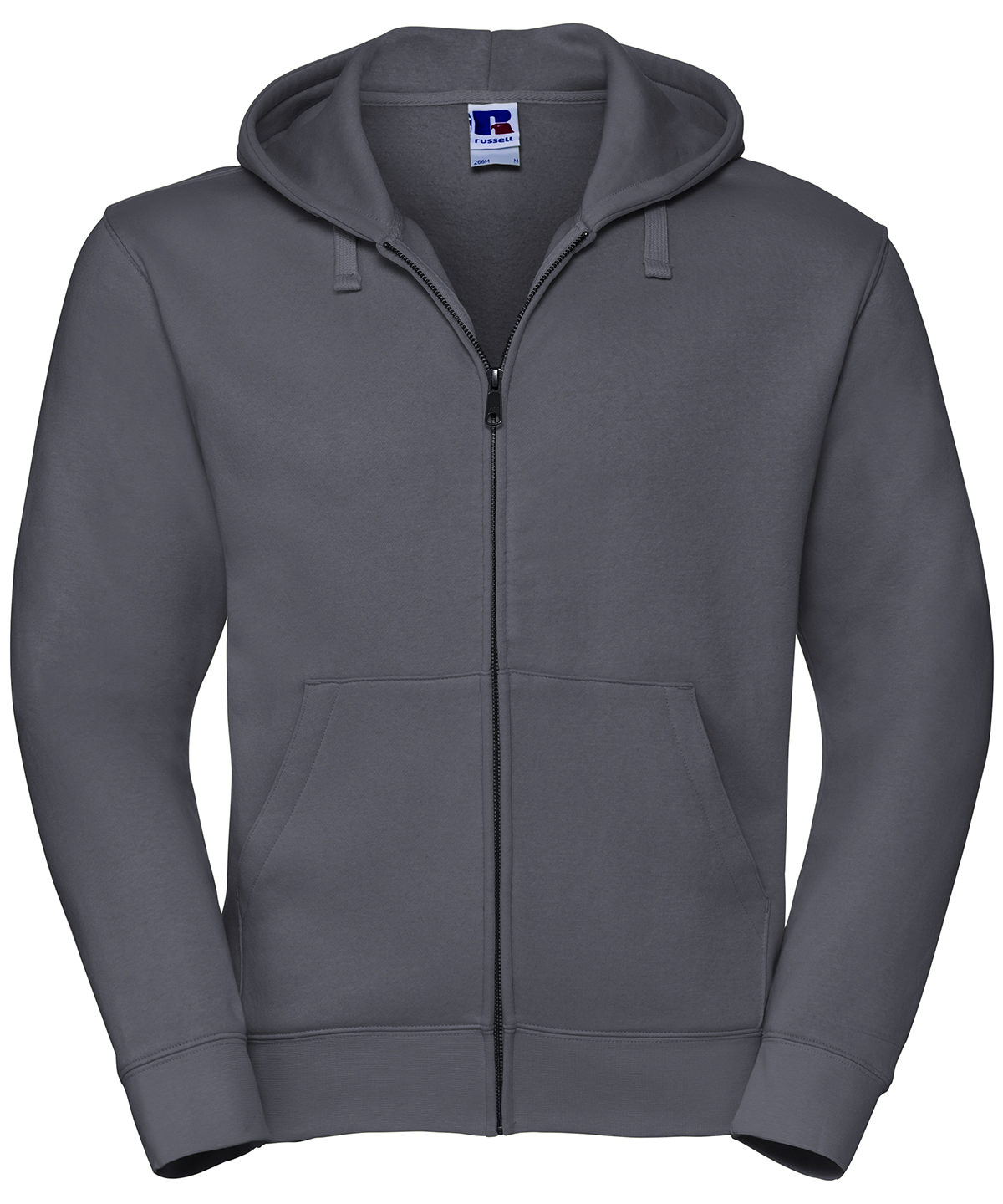 Authentic zipped hooded sweat - Convoy Grey