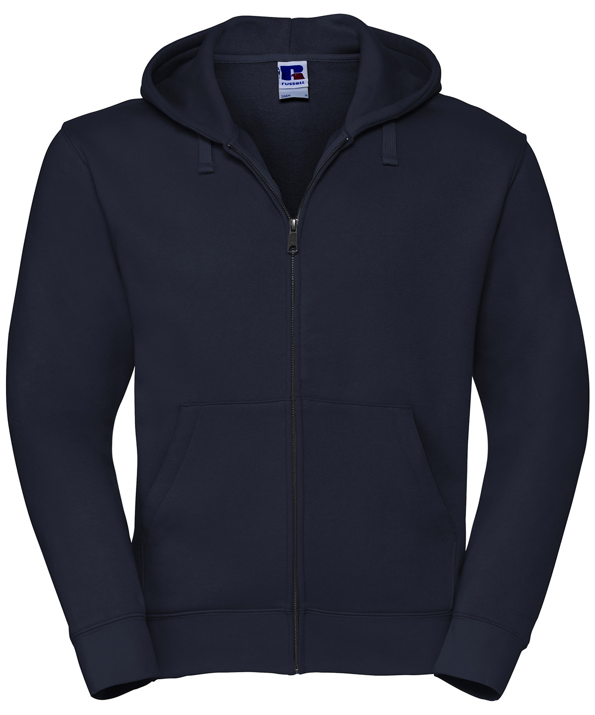 Authentic zipped hooded sweat - French Navy