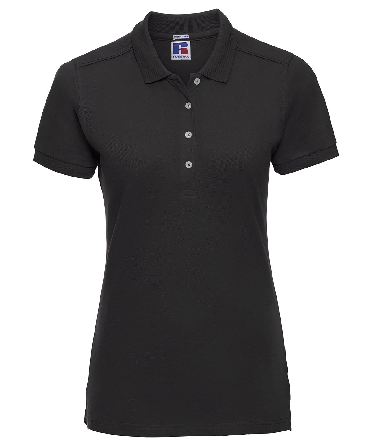 Women's stretch polo - Black
