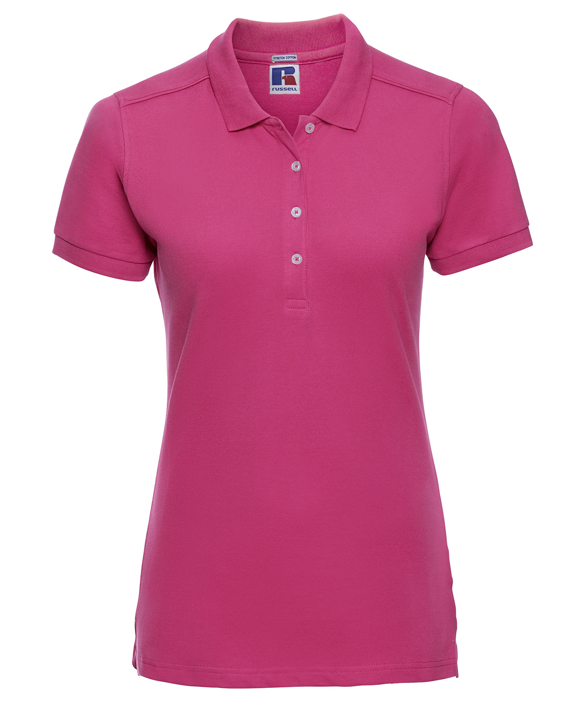 Women's stretch polo - Fuchsia
