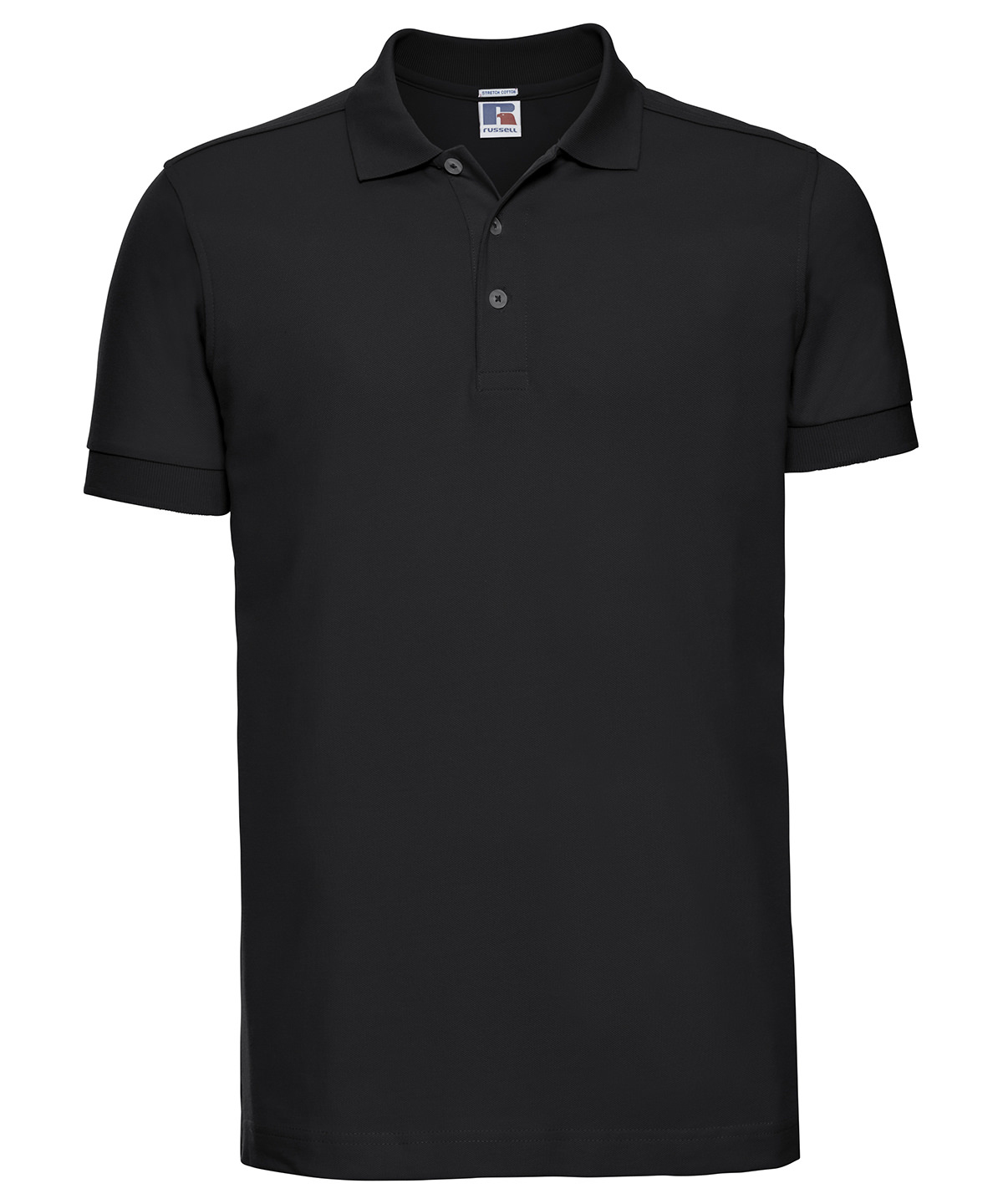 Stretch polo - Black