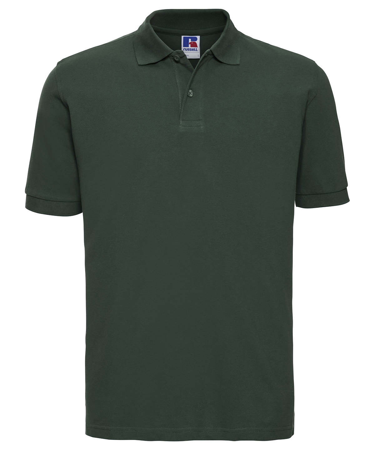 Classic cotton piqué polo - Bottle Green