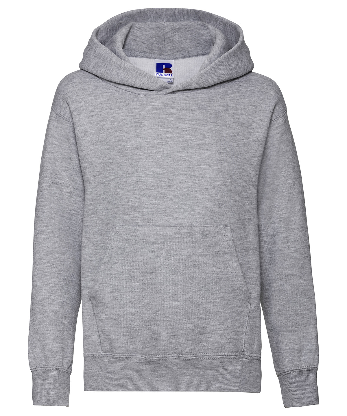 Kids hooded sweatshirt - Light Oxford