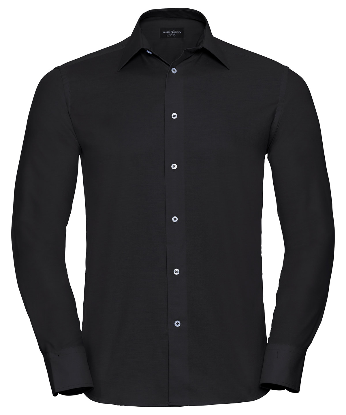Long sleeve easycare tailored Oxford shirt